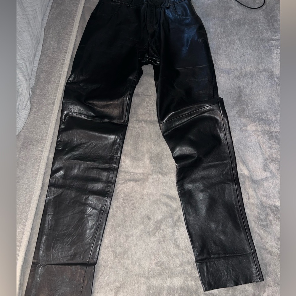 Leather pants
